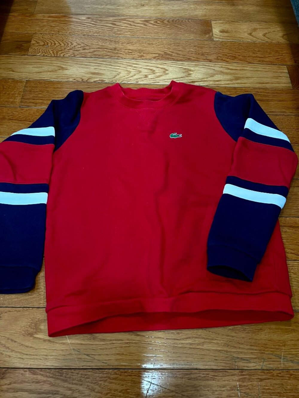 2 Kids Lacoste colorblock sweatshirts size 10